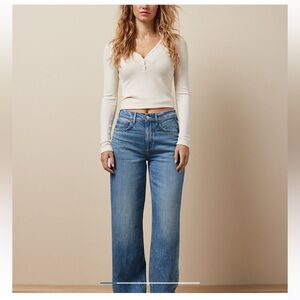 NWT AE Dreamy Drape Wide Leg Jeans